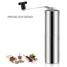 Load image into Gallery viewer, Ceramic Burr Manual Coffee Grinder Portable Hand Crank Stainless Coffee Mill New