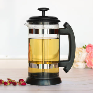 1000ml Stainless Steel French Press Pot Cafetiere Coffee Cup Borosilicate Glass Coffee Maker Tea Filter Tea Maker French Press